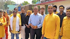 भक्ति, श्रद्धा और जयघोष से गूंज उठा आजाद नगर, शिव मंदिर में कलश स्थापना संपन्न 1