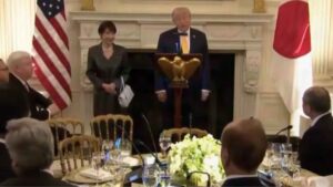 व्हाइट हाउस में जापान की प्रधानमंत्री ताकाइची सानेए के सम्मान में डिनर, ट्रंप ने किया स्वागत !
