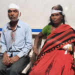 रात के अंधेरे में तेज रफ्तार बाइक का तांडव, पति-पत्नी घायल