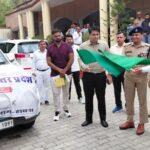 विश्व बाल श्रम निषेध दिवस पर जागरूकता वाहन को दिखाई गई हरी झंडी