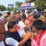 बोकारो पहुंचने पर भाजपा राष्ट्रीय अध्यक्ष नितिन नवीन का भव्य स्वागत