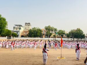 बोकारो में राष्ट्र सेविका समिति का भव्य पथ संचलन