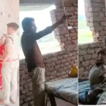 युवक ने पुलिस पर पिस्टल तानी, कहा- “सबको ठोक दूंगा