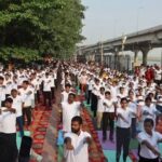 12वें अंतर्राष्ट्रीय योग दिवस पर निरसा में योग महोत्सव,