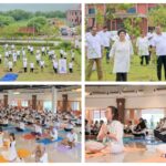 नालंदा में योग की गूंज, कोर्ट कैंपस से सुभाष पार्क तक उमड़ा जनसैलाब