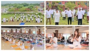 नालंदा में योग की गूंज, कोर्ट कैंपस से सुभाष पार्क तक उमड़ा जनसैलाब