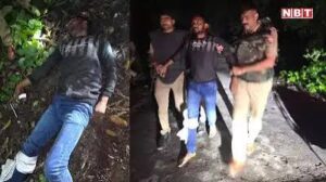 बलिया में 25 हजार का इनामी बदमाश मुठभेड़ में गिरफ्तार,