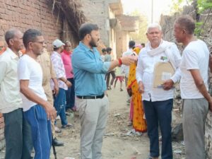 बलिया में भूमि विवाद ने फिर पकड़ा तूल, पैमाइश के बाद निर्माण कार्य पर उठे सवाल