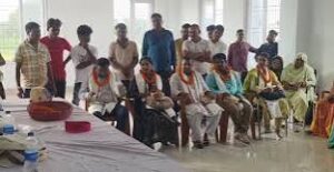 पंचायत सरकार भवन में पंचायत कर्मियों का विदाई एवं सम्मान समारोह आयोजित