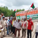 रामगढ़ में भाजपा ने NH-33 किया जाम, झारखंड बंद के समर्थन में जमकर नारेबाजी