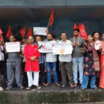 चुनाव आयोग के खिलाफ भाकपा माले का प्रदर्शन, मुख्य चुनाव आयुक्त के इस्तीफे की मांग