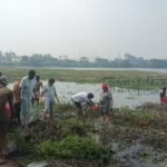 सेवा मेरा योगदान कार्यक्रम के तहत विधायक राज सिन्हा ने कार्यकर्ताओं संग की तालाबों की सफाई