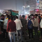 धनबाद के 8-लेन मार्ग पर भीषण सड़क हादसा, हाईवा की चपेट में आने से युवक की मौत