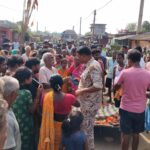 दुमका में पंचानन महतो की मौत के विरोध में सड़क जाम, आरोपी की गिरफ्तारी की मांग