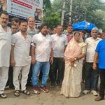कतरास में भू-धंसान के खिलाफ काला बिल्ला लगाकर विरोध, आंदोलन तेज करने की चेतावनी