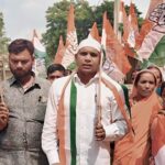 तपसीडीह में कांग्रेस का प्रतिवाद मार्च, अनिल चौधरी ने मनाया लोकतंत्र का काला दिवस
