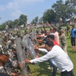 दुर्गा पूजा को लेकर धनबाद पुलिस की तैयारियां तेज, पुलिस केंद्र में हुआ मॉक ड्रिल अभ्यास